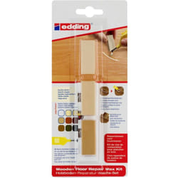 Edding - 8902 4-8902-1-4611 Kit de cire de réparation parquet hêtre, érable