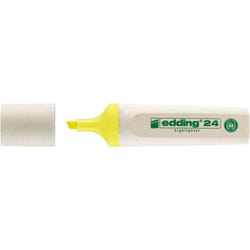 Edding 24 EcoLine marqueur 1 pièce(s) Pointe biseautée Jaune