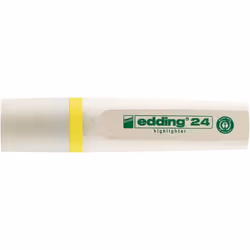 Edding 24 EcoLine marqueur 1 pièce(s) Pointe biseautée Jaune