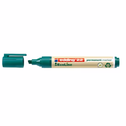 Edding 22 EcoLine, Vert, Pointe biseautée, Polypropylène (PP), Multicolore, 1 mm, 5 mm