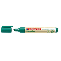 Edding 22 EcoLine marqueur indélébile Pointe biseautée Vert