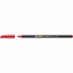 Edding 4-1200072, Fin, 1 couleurs, Rouge, Pointe ogive, 1 mm, 1 mm