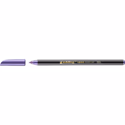 Edding 4-1200078, Fin, 1 couleurs, Violet, Pointe ogive, 1 mm, 1 mm