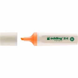 Edding 24 EcoLine, 1 pièce(s), Orange, Pointe biseautée, Encre à base d'eau, Allemagne