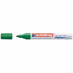 Edding 750, Vert, Vert, Blanc, 1 couleurs, Pointe ogive, Rond, 2 mm