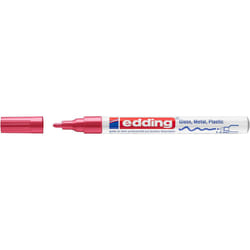Edding 751 marqueur indélébile Pointe ogive Rouge 10 pièce(s)