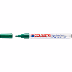 Edding 751, Vert, Vert, Blanc, Fin, Pointe ogive, 1 mm, 2 mm