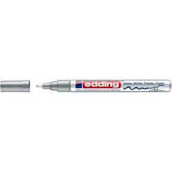 Edding 751 marqueur indélébile Pointe ogive Argent 10 pièce(s)