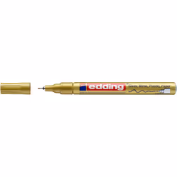 Edding 780, Or, Pointe fine, Bleu, Or, Rouge, Aluminium, Fin, 0,8 mm