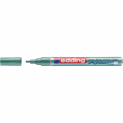 Edding 751, Vert, Pointe ogive, Vert, Aluminium, Fin, 1 mm