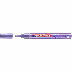 Edding 751, Violet, Pointe ogive, Violet, Aluminium, Fin, 1 mm