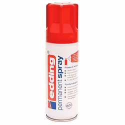 Edding Permanent Spray, 200 ml, Rouge, Mat, Bombe aérosol