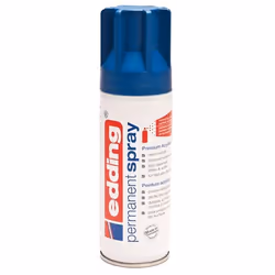 Edding Permanent Spray, 200 ml, Bleu, Mat, Bombe aérosol