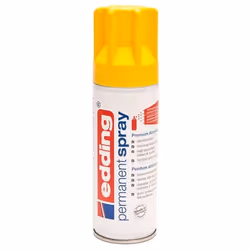 Edding Permanent Spray, 200 ml, Jaune, Mat, Bombe aérosol