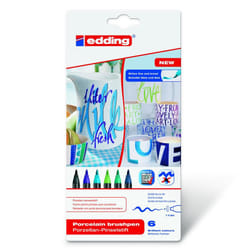 Edding 4200 Noir, Bleu, Cyan, Vert, Vert clair, Violet 6 pièce(s)