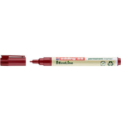 Edding 25 EcoLine marqueur indélébile Pointe ogive Rouge