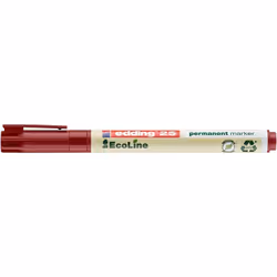 Edding 25 EcoLine marqueur indélébile Pointe ogive Rouge