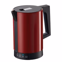 Ritter fontana5, 1,1 L, 2800 W, Rouge, Acrylique, Verre, Thermostat réglable, Indicateur de niveau d'eau