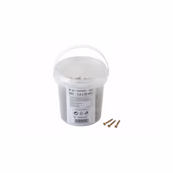Meister Werkzeuge Seau de 500 vis agglo 4x40mm, Vis, Cruciforme, Laiton, 40 mm, 4 mm, 500 pièce(s)