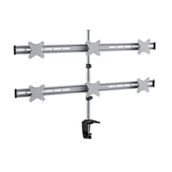 Sopar 23271 support d'écran plat pour bureau 23" Noir, Argent