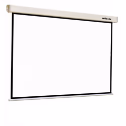 Reflecta 87722, Motorisée, 2 m, 2 m, 1:1, Noir, Blanc