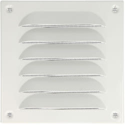 Grille d’intempéries Upmann aluminium blanc trafic RAL 9016
