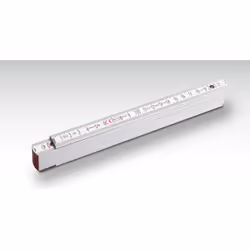 Stabila 01334, Hêtre, Métrique, cm, mm, Blanc, cm/mm, III