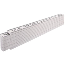Stabila - mtre pliant plastique L.2M blanc rés.aux intemp.