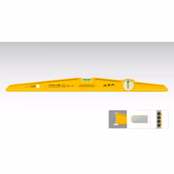 Stabila 02512, Au niveau du charpentier, 0,4 m, Jaune, 0,5 mm/m, Aluminium