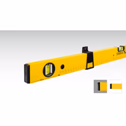 Stabila Wasserwaage Type 70 MAS, Niveau à bulles, 0,8 m, Noir, Jaune, 0,5 mm/m, mm/m, Aluminium