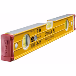Stabila Type 96-2, Au niveau du charpentier, 0,4 m, Jaune, 0,5 mm/m, Aluminium