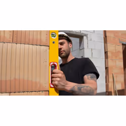 Stabila Type 196-2 niveau 0,61 m Rouge, Jaune