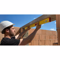 Stabila Type 196-2 niveau 0,61 m Rouge, Jaune