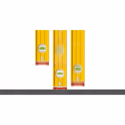 Stabila Wasserwaage Type 196-2 niveau 1,83 m Rouge, Jaune