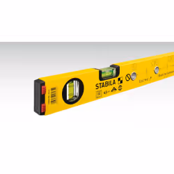 Stabila Type 70, Au niveau du charpentier, 1,2 m, Noir, Jaune, 0,5 mm/m