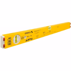 Stabila Wasserwaage Type 80 M Installation, Niveau à bulles, 0,6 m, Beige, Jaune, 0,5 mm/m, 0,75 mm, Aluminium