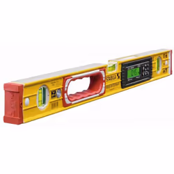 Stabila TECH 196 electronic IP 65 electronic spirit level, Niveau à bulle, 0,61 m, Noir, Rouge, Jaune, 0,5 mm/m, 0,5 mm, %, D ...