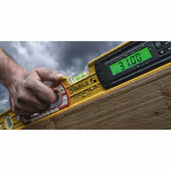 Stabila TECH 196 niveau 0,81 m Noir, Rouge, Jaune