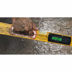 Stabila TECH 196 niveau 0,81 m Noir, Rouge, Jaune