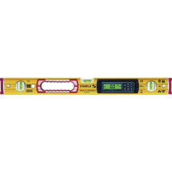 Niveau à bulles tech 196 electronic 100 cm aluminium jaune ± 0,5mm/m avec poignée