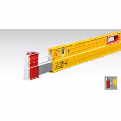 Stabila Type 106 T, Au niveau du charpentier, 1,83 m, Rouge, Jaune, 0,5 mm/m, Aluminium
