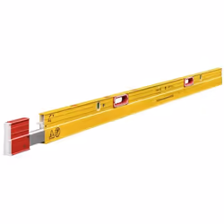 Stabila Type 106 TM, Au niveau du charpentier, 2,16 m, Rouge, Jaune, 0,5 mm/m, Aluminium