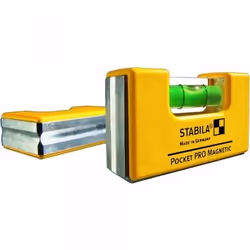 Niveau à bulle magnétique Stabila 101 POCKET-PRO-Magnetic CLIP