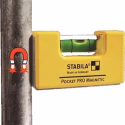 Niveau à bulle magnétique Stabila 101 POCKET-PRO-Magnetic CLIP