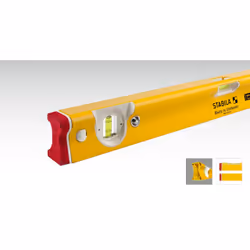 Stabila Type R 300 spirit level, Niveau à bulles, 1,22 m, Rouge, Jaune, 0,5 mm/m
