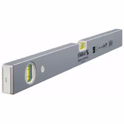 Niveau à bulle STABILA Type 80 U, 60 cm Type80U, 60 Profilé rectangulaire en aluminium lisse. Semelle à revêtement pour proté ...