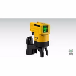 Stabila LAX 50 G, 30 m, 0,5 mm/m, 4,5°, 530 nm, Noir, Jaune, 1/4,5/8"