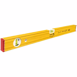 Stabila 19165, Niveau de ligne, 0,6 m, Rouge, Jaune, 0,5 mm/m, Aluminium