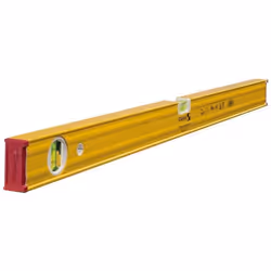 Stabila 19166, Niveau de ligne, 0,8 m, Rouge, Jaune, 0,5 mm/m, Aluminium