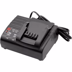 description VARIABLE : Chargeur pour tous les blocs-batteries à glissière cas Li-Ion et LiHD (12 à 18 V) PUISSANT : Courant d ...